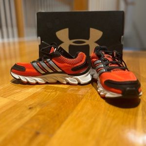 Orange and white size 1 boys adidas